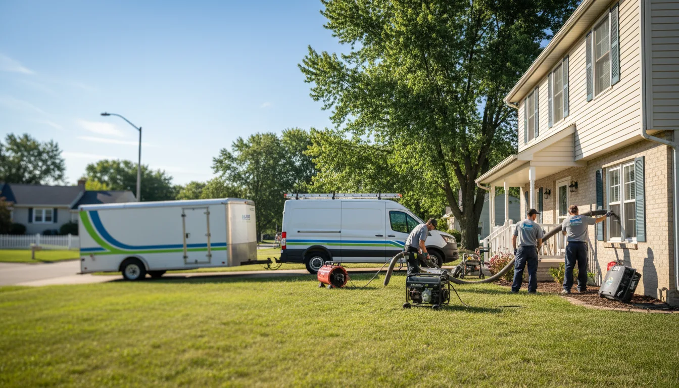 Flooded Basement Restoration And Cleanup With Repair in Elizabeth, CO near me